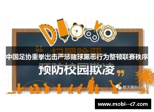 中国足协重拳出击严惩赌球黑恶行为整顿联赛秩序